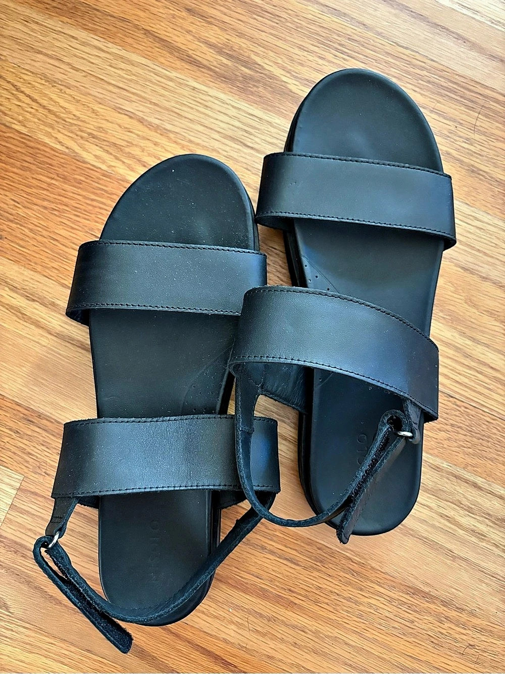 Nisolo Short Platform Sandal Black Strappy Sandals